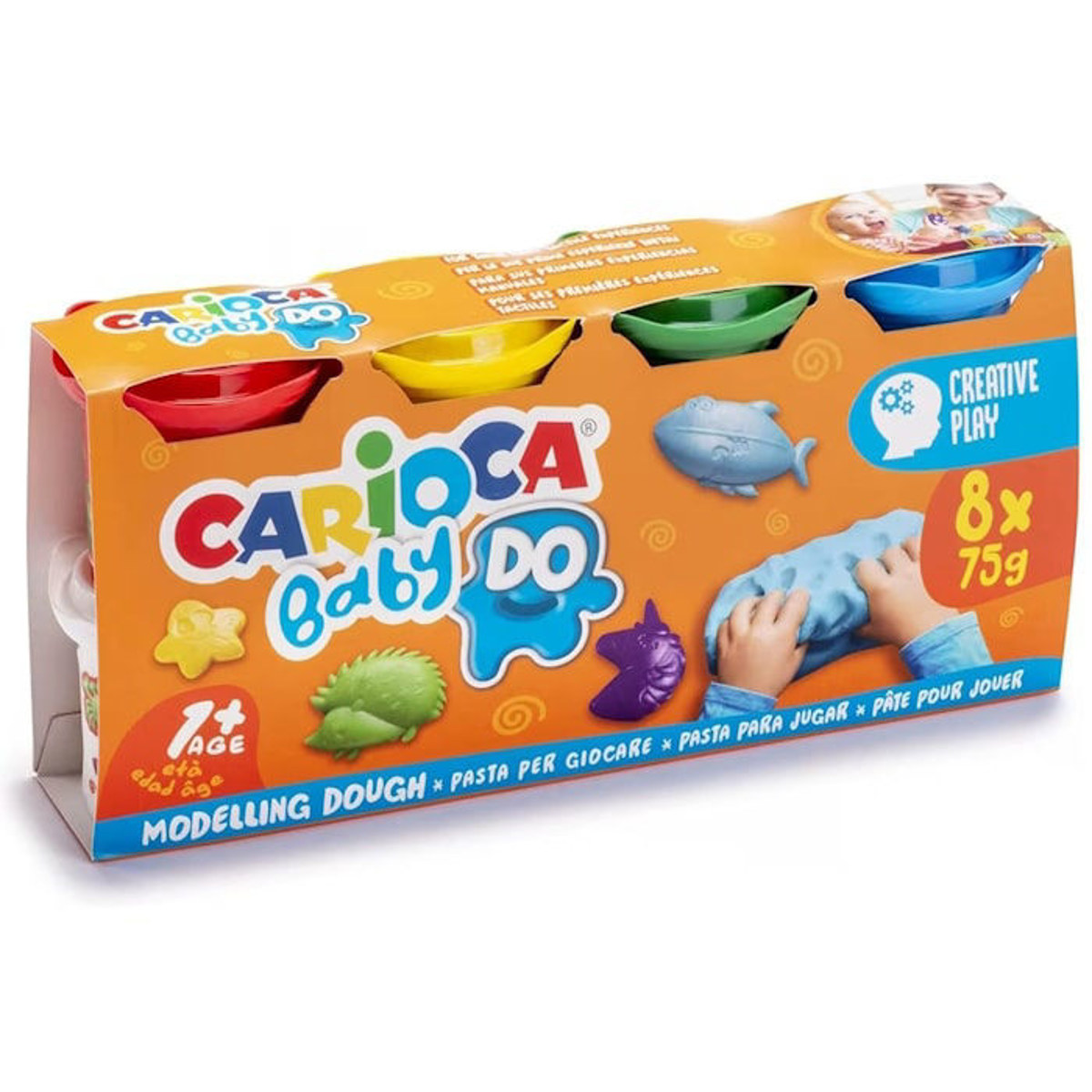 Εικόνα της Πλαστοζυμαράκι Carioca baby 8τεμ. 75gr. 43180