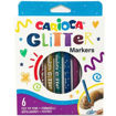 Εικόνα της Μαρκαδόροι Carioca Glitter 6 Χρωμάτων 42190
