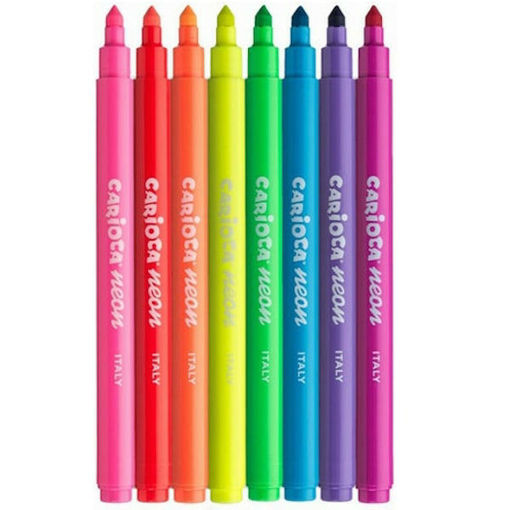 Εικόνα της Μαρκαδόροι Carioca Neon 8 τεμ. 42785