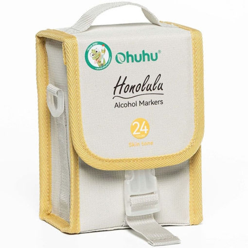 Εικόνα της Μαρκαδόροι Ohuhu Art Markers Brush & Chisel Skin Tones set 24τμχ. 80403-65