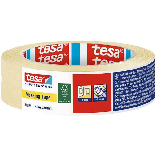 Εικόνα της Χαρτοταινία Tesa Professional 30mm X 40m