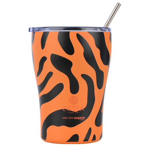 Θερμός Estia Coffee Mug Save The Aegean 350ml σχέδιο Wild Claw – ανοξείδωτος, με καπάκι ασφαλείας, EAN 5207158031824