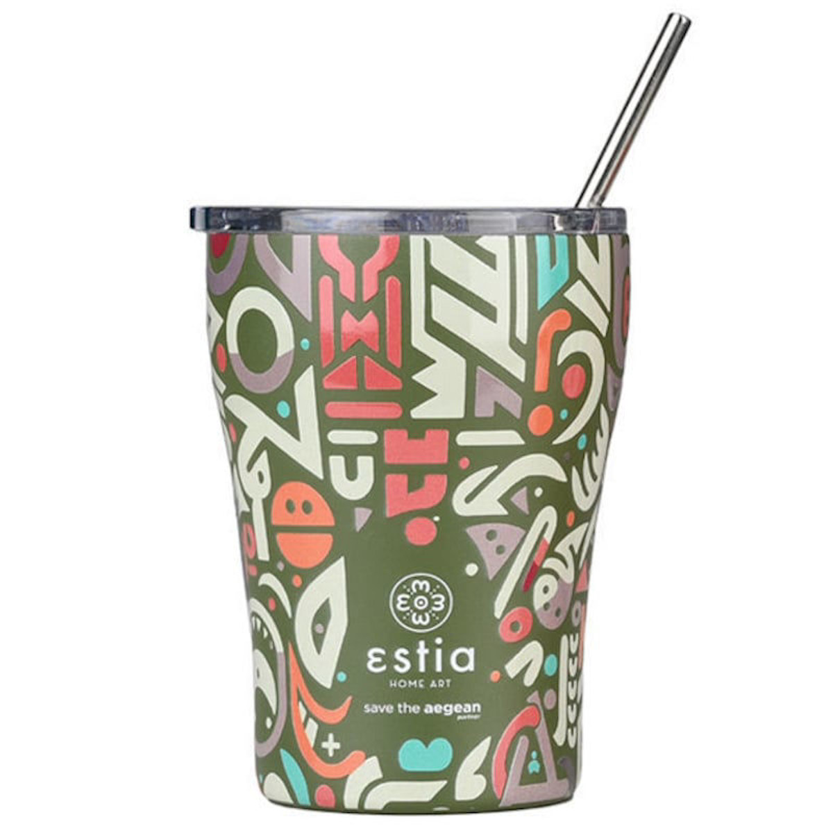 Θερμός Estia Coffee Mug Save The Aegean 350ml Geovivid – Κωδικός 01-22938 – Barcode 5207158022938