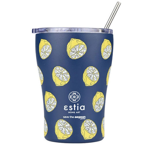 Θερμός Estia Coffee Mug Save The Aegean 350ml Citrus Infusion – Κωδικός 01-22952 – Barcode 5207158022952