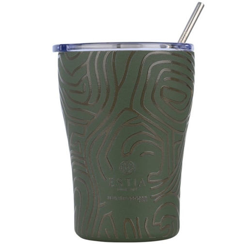 Εικόνα της Θερμός Estia Coffee Mug Save The Aegean 350ml Olive Flow 01-31725