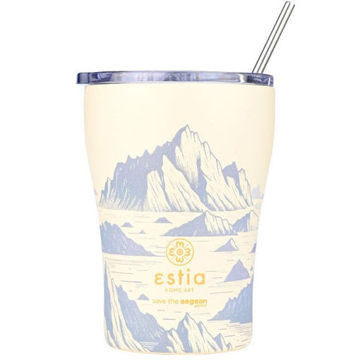 Εικόνα της Θερμός Estia Coffee Mug Save The Aegean 350ml Alpine Essence 01-23010