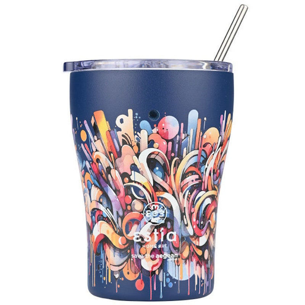 Εικόνα της Θερμός Estia Coffee Mug Save The Aegean 350ml Vibrant Vortex 01-22921