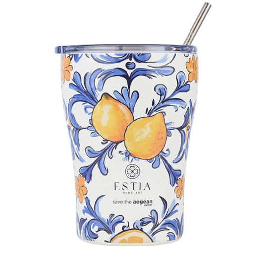 Εικόνα της Θερμός Estia Coffee Mug Save The Aegean 350ml Amalfi Coast 01-31756