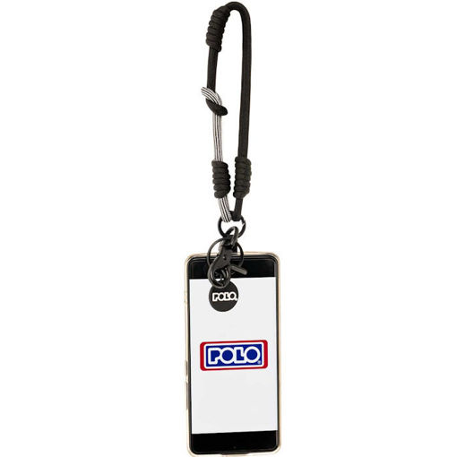 Εικόνα της Λουράκι μπρελόκ για Κινητά Polo μαύρο 927003-2000