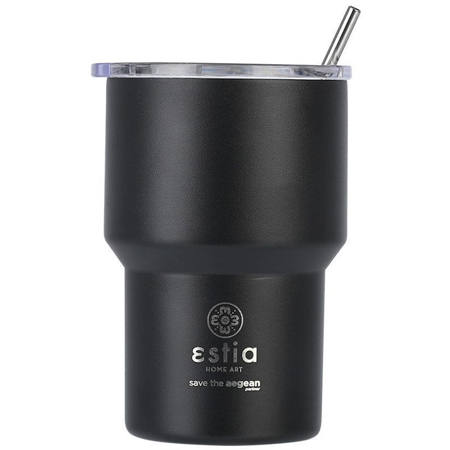 Εικόνα της Θερμός Estia Coffee Mug Lite Save The Aegean 400ml Midnight Black 01-18443