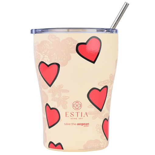 Εικόνα της Θερμός Estia Coffee Mug Save The Aegean 350ml Tender Lace 01-31817