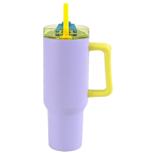 Θερμός I-Drink Tumbler Travel ID0248 1200ml σε μωβ χρώμα – Barcode EAN 8059037078317 – Lichnaribooks