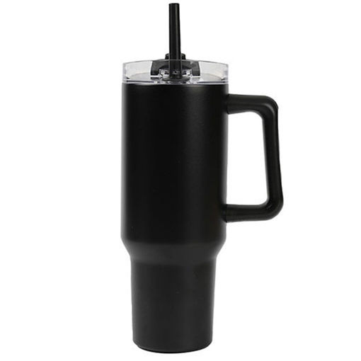 Εικόνα της Θερμός I-Drink Tumbler Travel 1200ml Black ID0258