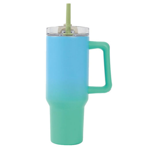 Θερμός I-Drink Tumbler Travel ID0254 χωρητικότητας 1200ml Green/Blue – Barcode EAN 8059037078379 – Lichnaribooks
