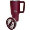 Εικόνα της Θερμός Ecolife Lid Tumbler 2 Handles 900ml Cranberry 33-BO-7070