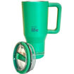 Εικόνα της Θερμός Ecolife Lid Tumbler 2 Handles 900ml Green Tea 33-BO-7071