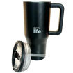 Εικόνα της Θερμός Ecolife Lid Tumbler 2 Handles 900ml Rich Black 33-BO-7072