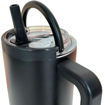 Εικόνα της Θερμός Ecolife Lid Tumbler 2 Handles 900ml Rich Black 33-BO-7072