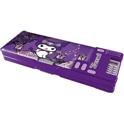 Εικόνα της Κασετίνα Graffiti Retro με Κομπιουτεράκι και Μαγνητικό Κούμπωμα Kuromi Purple 252643