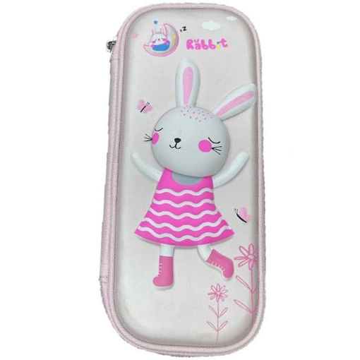 Εικόνα της Κασετίνα οβάλ 3D Graffiti λαγουδάκι 242543