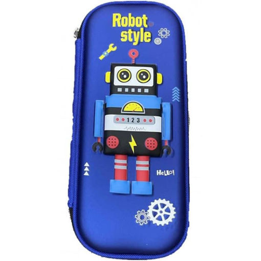 Εικόνα της Κασετίνα οβάλ 3D Graffiti ρομπότ 242547