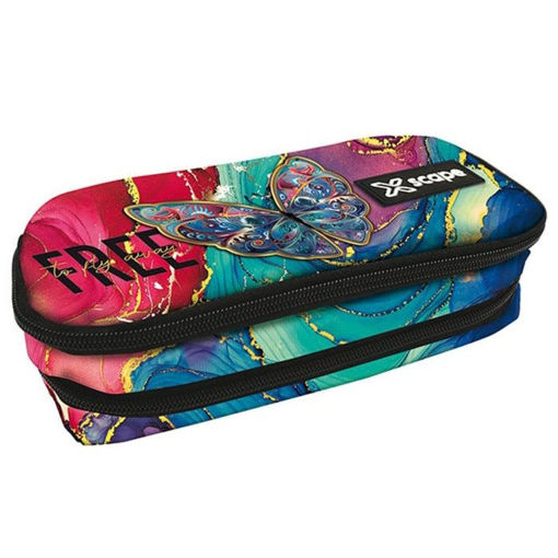 Εικόνα της Κασετίνα οβάλ Graffiti Xscape πεταλούδα 259341