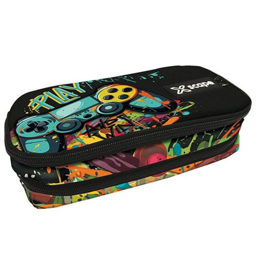 Εικόνα της Κασετίνα οβάλ Graffiti Xscape gaming 259348