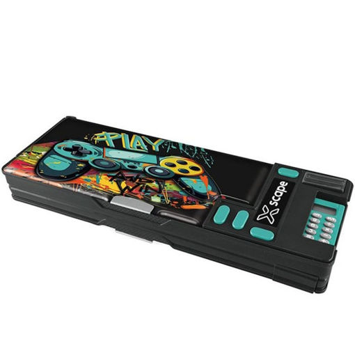 Εικόνα της Κασετίνα Graffiti Retro με Κομπιουτεράκι και Μαγνητικό Κούμπωμα Xscape gaming 259648