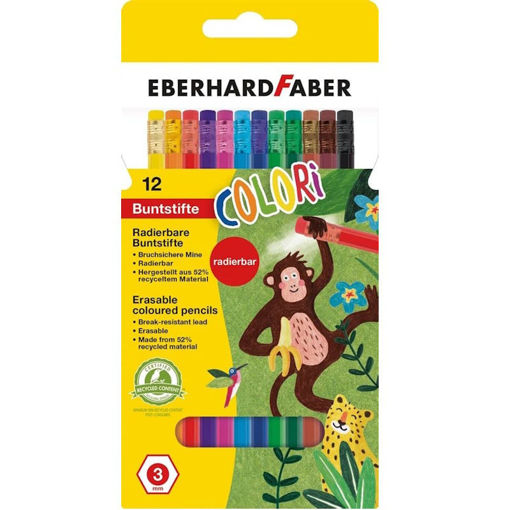 Εικόνα της Ξυλομπογιές Eberhard Faber 12τεμ. Ν.514812