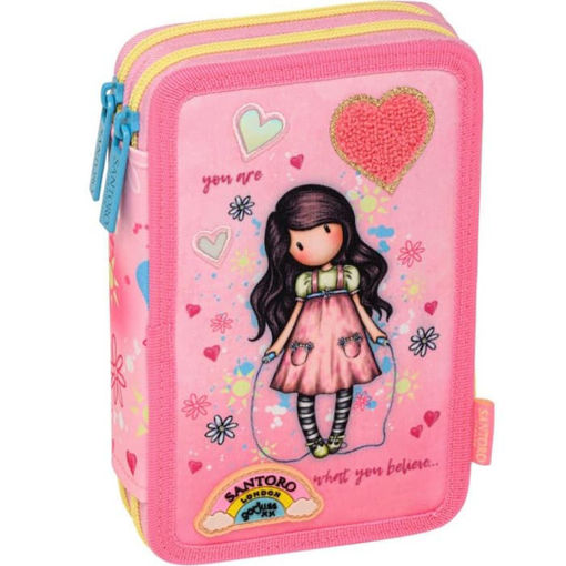 Εικόνα της Κασετίνα Graffiti διπλή γεμάτη Santoro's Gorjuss Skipping Rope 257331