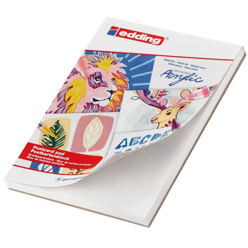 Εικόνα της Μπλοκ Edding A6 Acrylic – Oil Λευκό 20 Φύλλα 300gr 30010-Α6