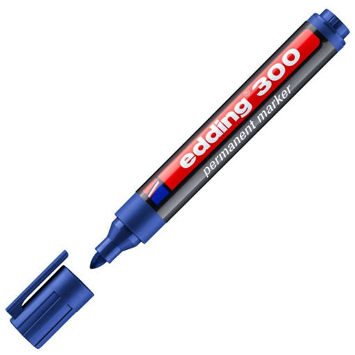 Εικόνα της Μαρκαδόρος Edding 300 permanent μπλε