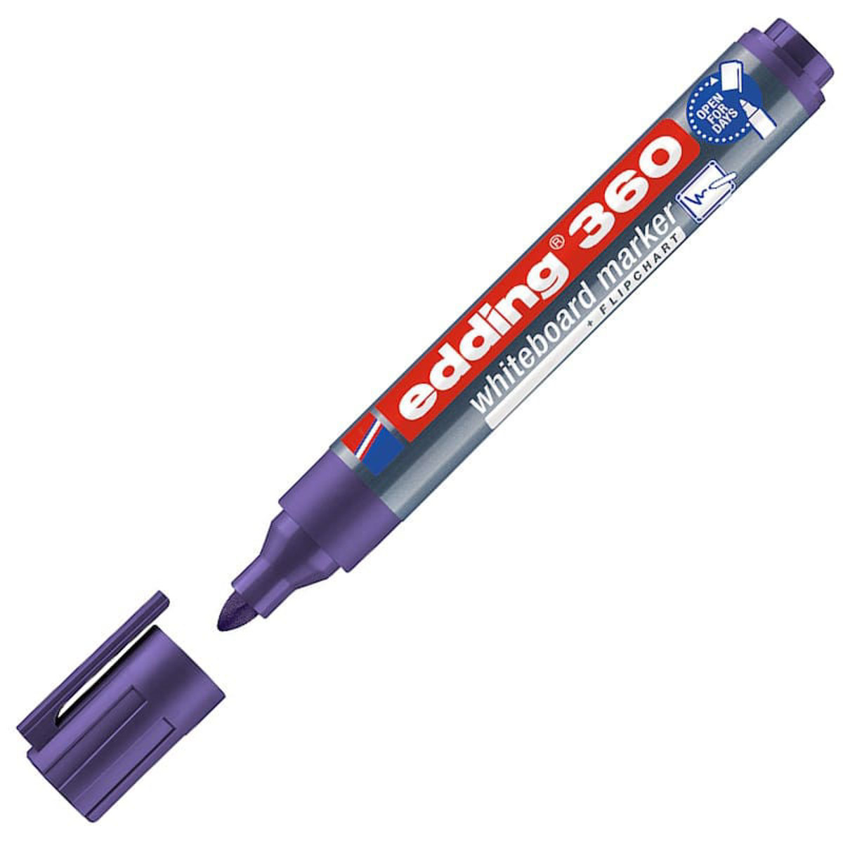 Εικόνα της Μαρκαδόρος πίνακα Edding 360 λιλά 1.5-3mm