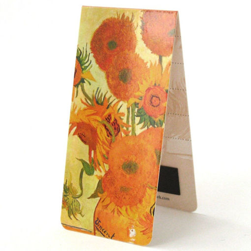 Εικόνα της Σελιδοδείκτης μαγνητικός 4.9x10.5cm Vincent van Gogh, Sunflowers