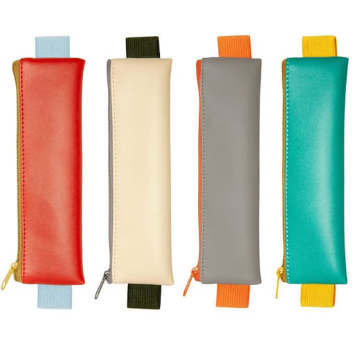 Εικόνα της Κασετίνα με λάστιχο συγκράτησης βιβλίων Kikkerland 4 χρώματα ST116-A