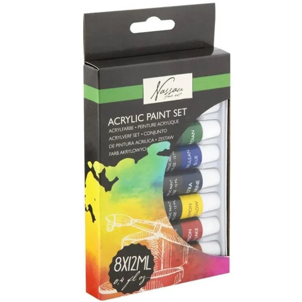 Εικόνα της Acrylic Nassau set 8τμx. 12ml CCAR0707
