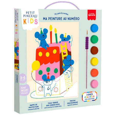 Εικόνα της Σετ ζωγραφικής La Petite Epicerie Petit Pinceau Kids - Yummy 351008