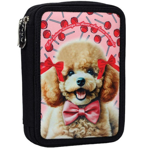 Εικόνα της Κασετίνα διπλή γεμάτη Back Me Up Love Poodle 357-21100
