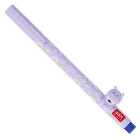 Εικόνα της Στυλό Legami Gel Lovely Friends Hippo blue 0.5mm VCPP0015