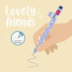 Εικόνα της Στυλό Legami Gel Lovely Friends Hippo blue 0.5mm VCPP0015