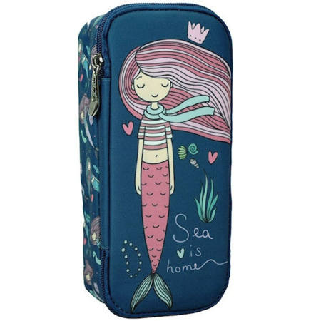 Εικόνα της Κασετίνα βαρελάκι Back Me Up Sea Mermaid 357-28141