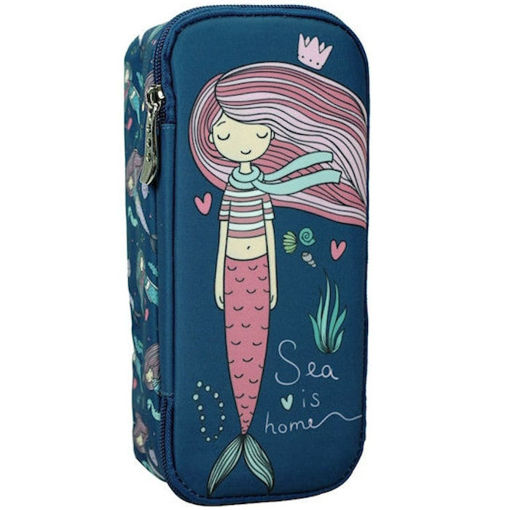 Εικόνα της Κασετίνα βαρελάκι Back Me Up Sea Mermaid 357-28141