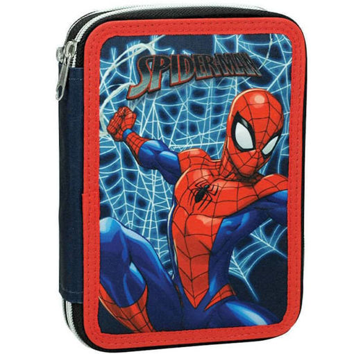Εικόνα της Κασετίνα διπλή γεμάτη Gim Spiderman Frame 337-10100