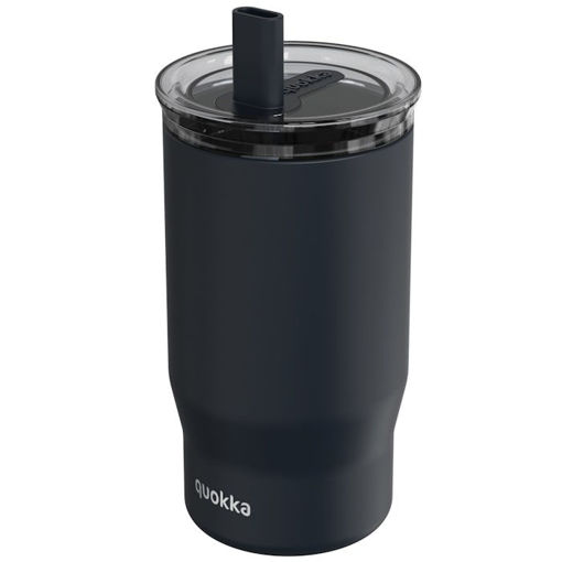 Εικόνα της Θερμός Quokka Mist Black με καλαμάκι 720ml 40138