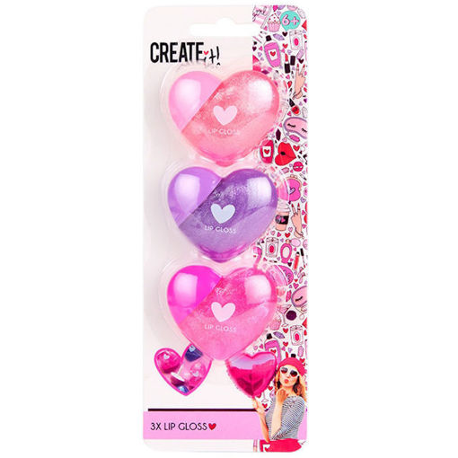 Εικόνα της Create It! Lipbalm καρδιά 3τεμ. 84596V1