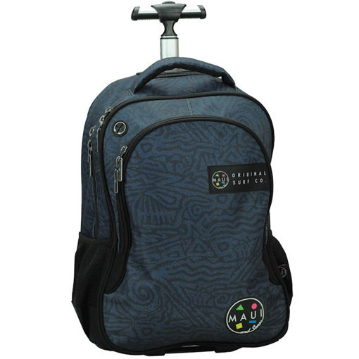 Εικόνα της Τσάντα τρόλεϋ Maui & Sons Black Ocean 339-22074