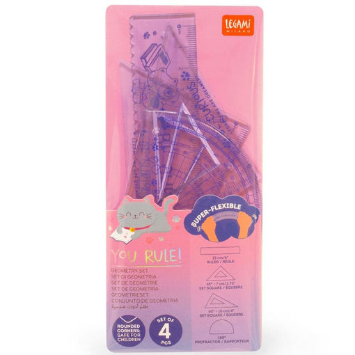 Εικόνα της Γεωμετρικά οργάνα Legami Kitty You Rule! VRS0002