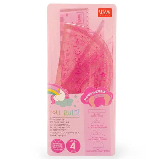 Εικόνα της Γεωμετρικά οργάνα Legami Unicorn You Rule! VRS0001