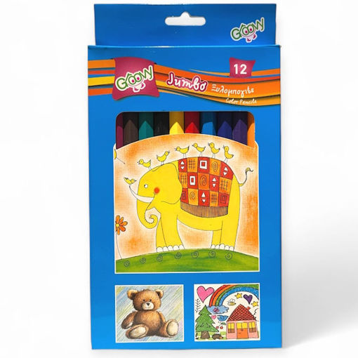 Εικόνα της Ξυλομπογές Jumbo Teacher Ding 12τεμ.