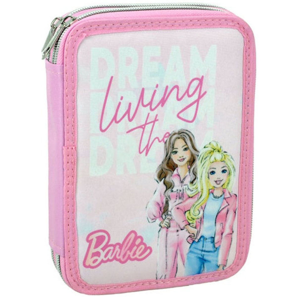 Εικόνα της Κασετίνα διπλή γεμάτη Gim Barbie Paints 349-89100